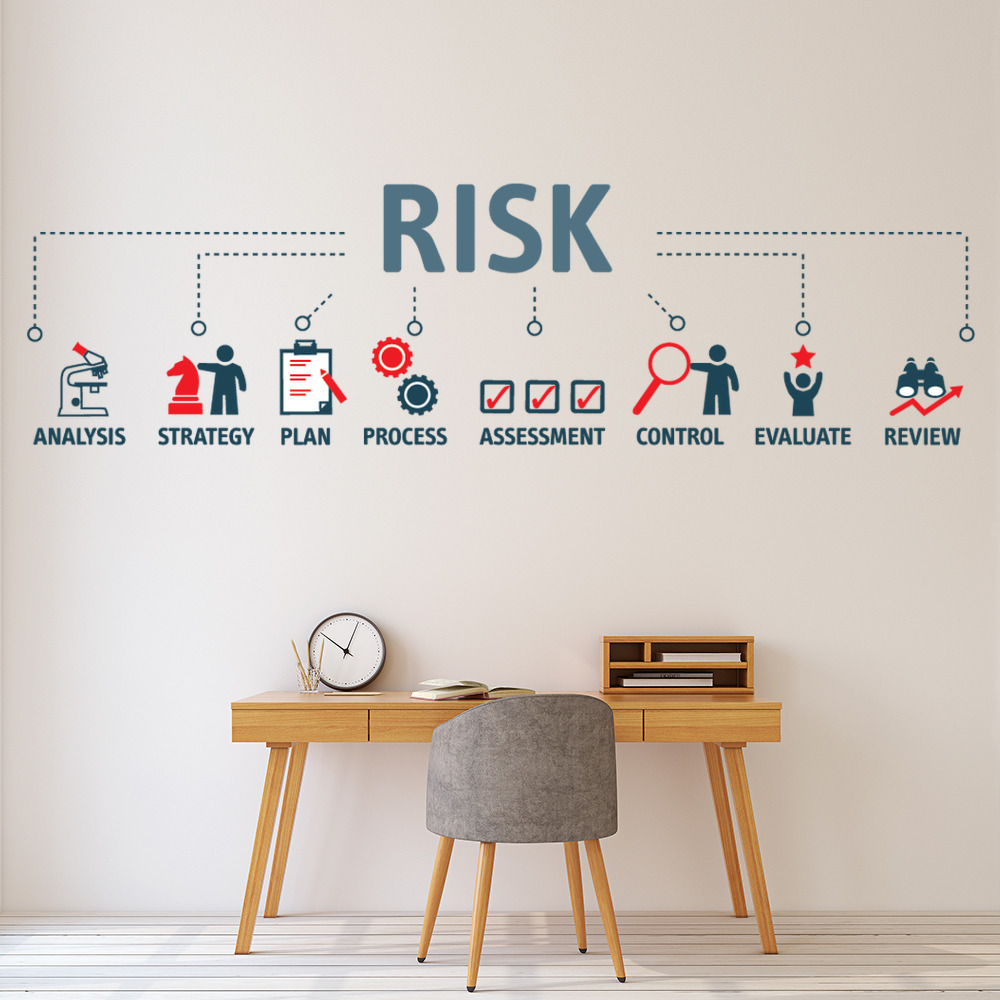 Risk Assessment Business Office Wall Sticker | Icon Wall Stickers